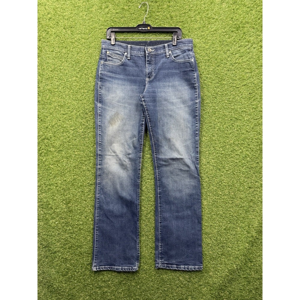 Wrangler Q Baby Jeans Womens 9/10 x 30 Blue Denim WRQ25DE Stretch Workwear